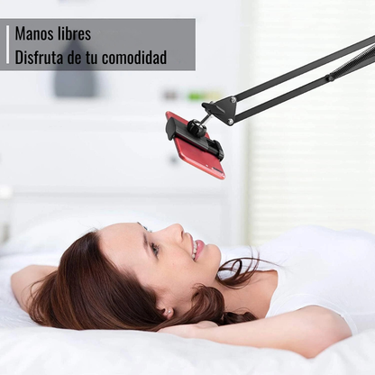 Brazo Flexible para Celular y Tablet | Soporte Escritorio/Cama