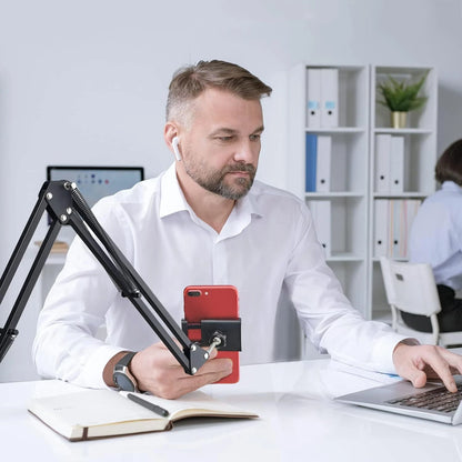 Brazo Flexible para Celular y Tablet | Soporte Escritorio/Cama