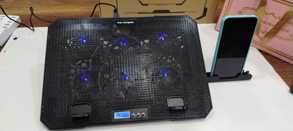 Cooler para Laptop 6 Ventiladores RGB con Regalo Aspiradora o Kit  de limpieza 7 en 1